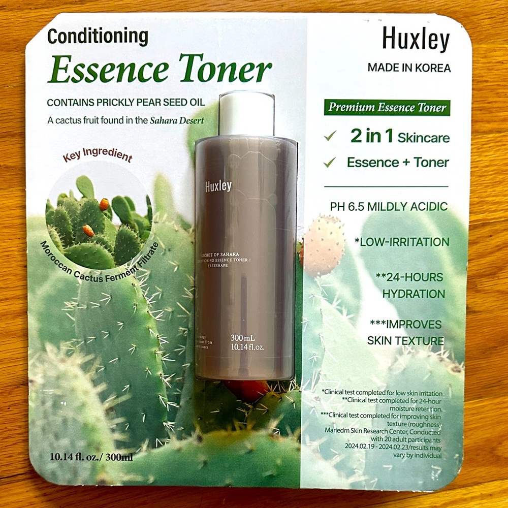 Huxley Conditioning Essence Toner 300ml New